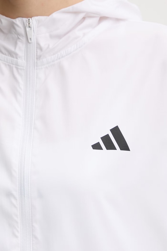 Jakna za vadbo adidas Performance Hyperglam Windy KC7655 bela