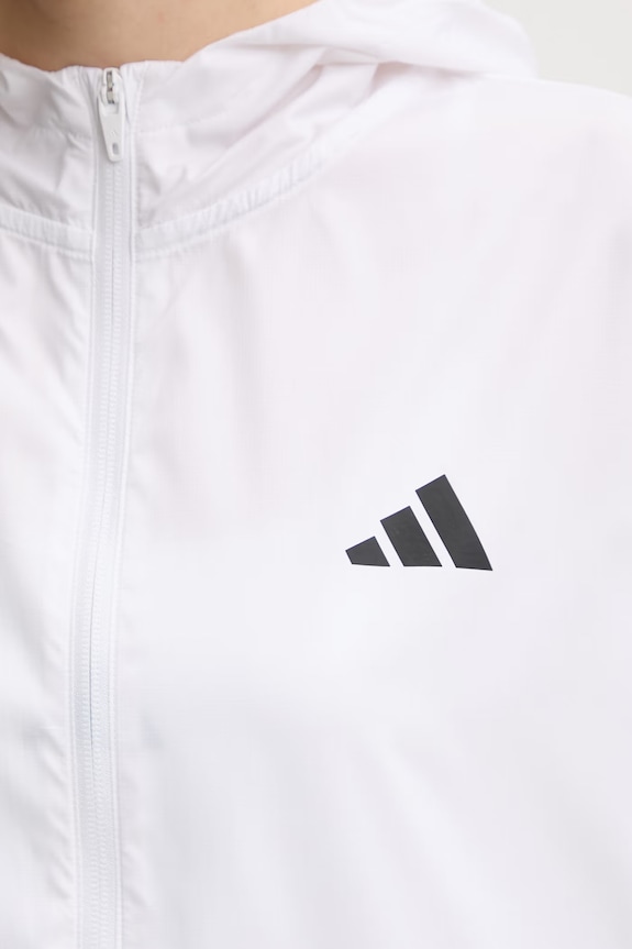 Jakna za vadbo adidas Performance Hyperglam Windy KC7655 bela