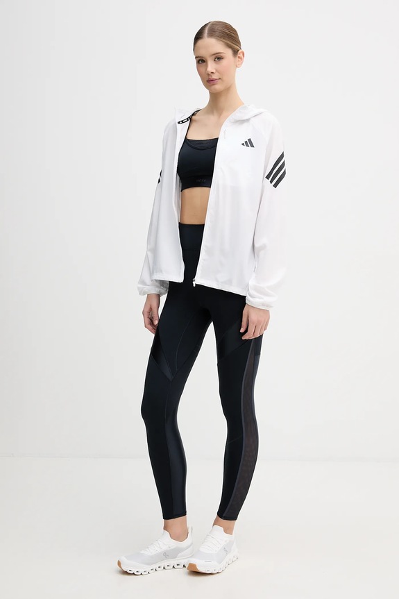 adidas Performance kabát futáshoz adi365 KQ8072 fehér SS26