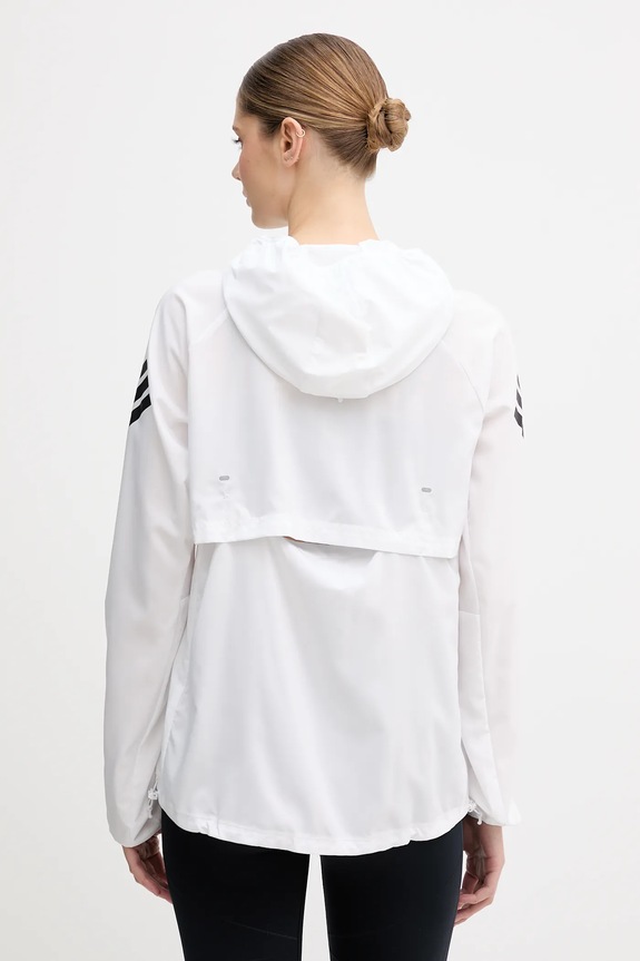 Ruházat adidas Performance kabát futáshoz adi365 KQ8072 fehér