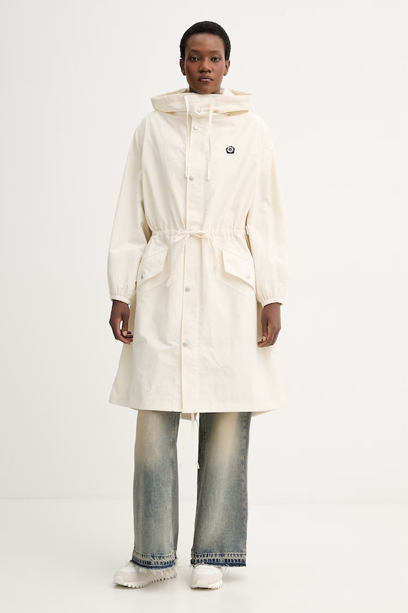 Kenzo parka pozostałe beżowy FG52OU1539NE