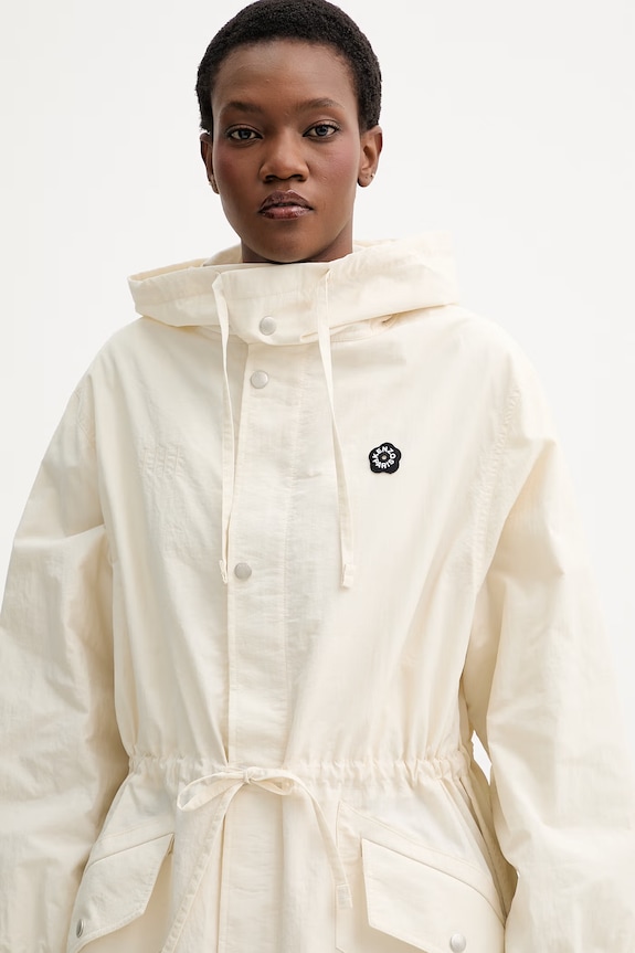 Kenzo parka beżowy FG52OU1539NE