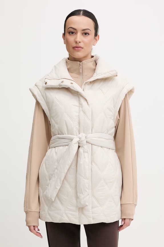 Безрукавка Guess HILMA слегка утеплённая модель бежевый V6RN01.WL832
