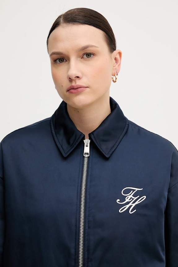 Μπουφάν bomber Tommy Hilfiger σκούρο μπλε WW0WW47744