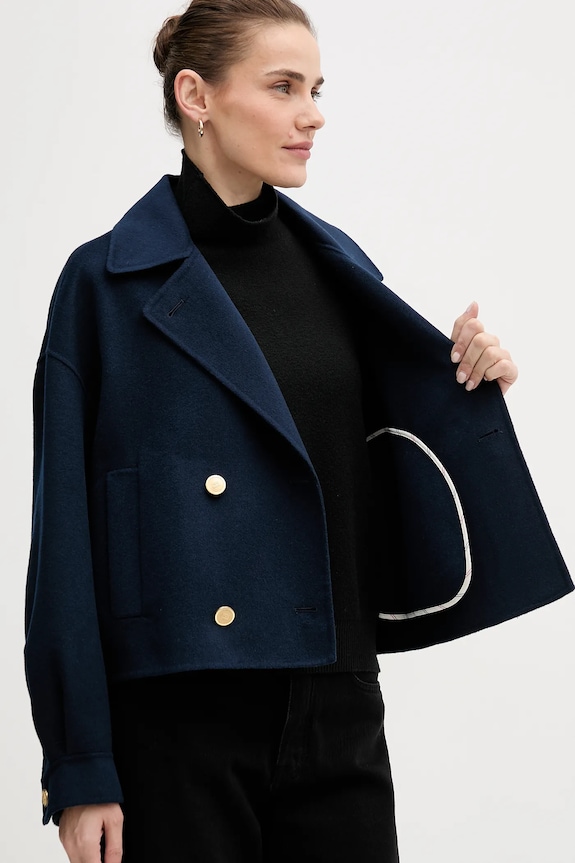Kabát s příměsí vlny Tommy Hilfiger WW0WW47759