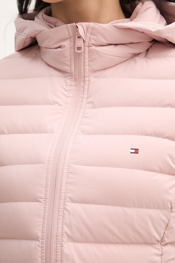 Tommy Hilfiger Geacă cu puf damska WW0WW47753 roz