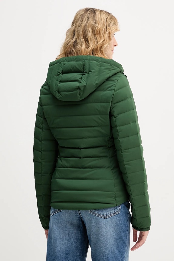 Îmbrăcăminte Tommy Hilfiger geacă cu puf damskă WW0WW47753 verde
