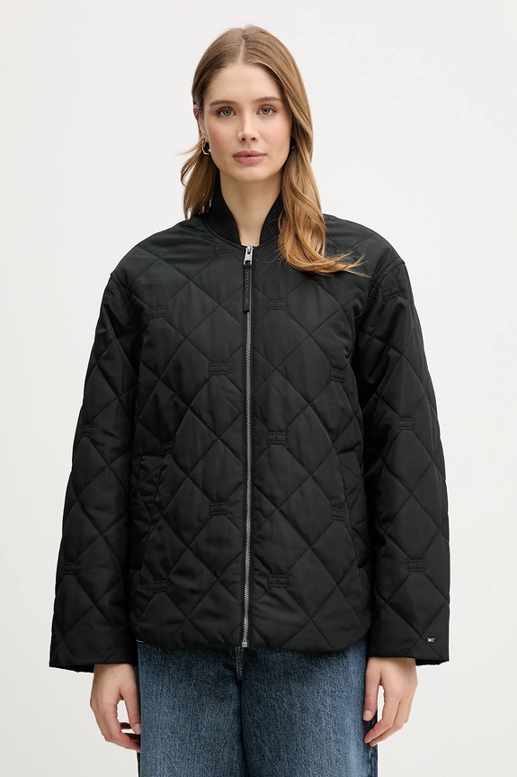 Tommy Hilfiger kurtka bez kaptura czarny WW0WW48691