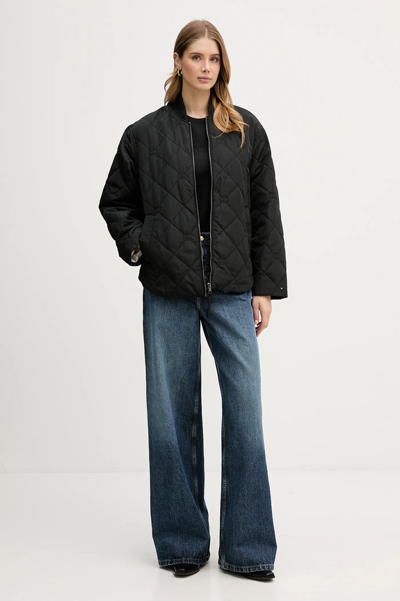Tommy Hilfiger kurtka WW0WW48691 czarny SS26