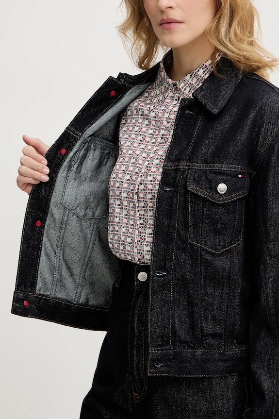 Rifľová bunda Tommy Hilfiger WW0WW49523