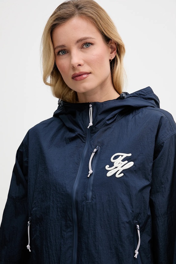 Μπουφάν Tommy Hilfiger σκούρο μπλε WW0WW47769