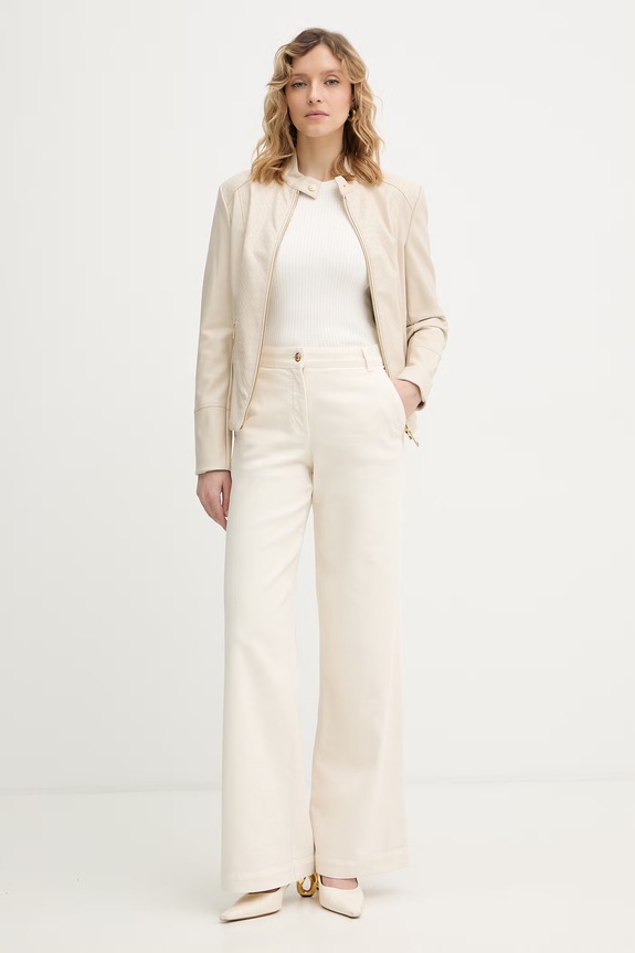 Рокерско яке Guess CLAUDINE W6RL52.WL850 бежов SS26