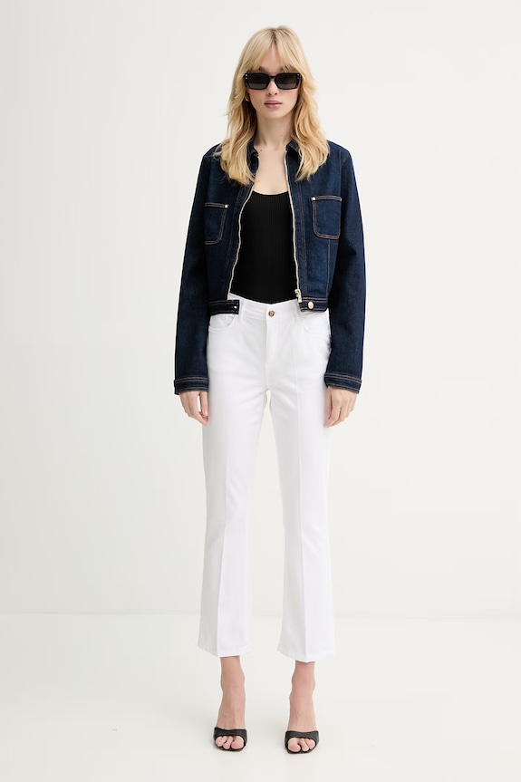 Guess geacă jeans AMELIE W6RN76.D6881 bleumarin SS26