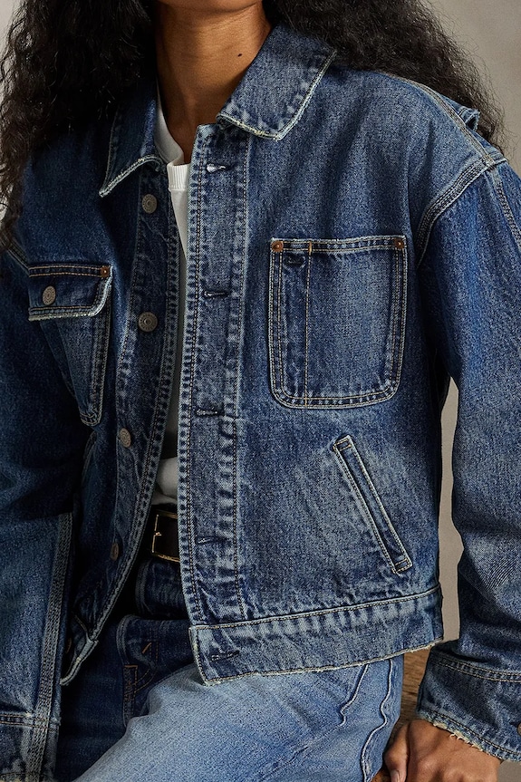 Polo Ralph Lauren geaca jeans albastru 211A93907