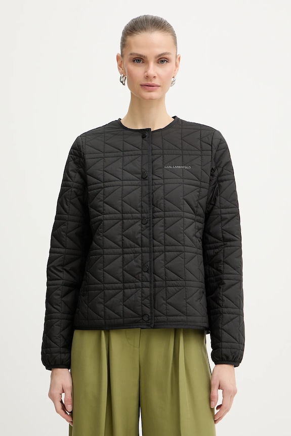 Karl Lagerfeld rövid kabát K QUILT nem szigetelt fekete B1W15041