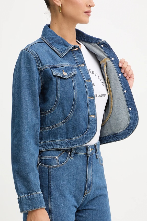 Τζιν μπουφάν Karl Lagerfeld FASHION DENIM B1W14031