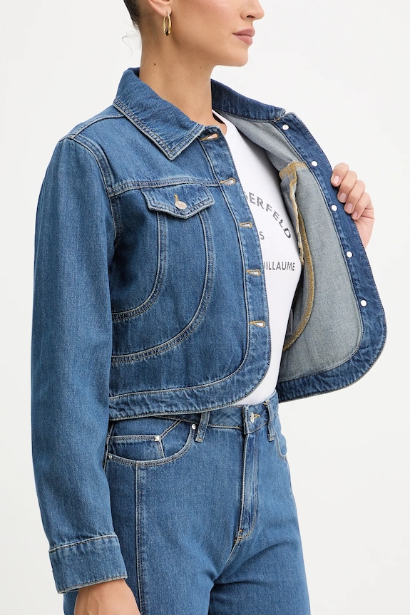 Τζιν μπουφάν Karl Lagerfeld FASHION DENIM B1W14031