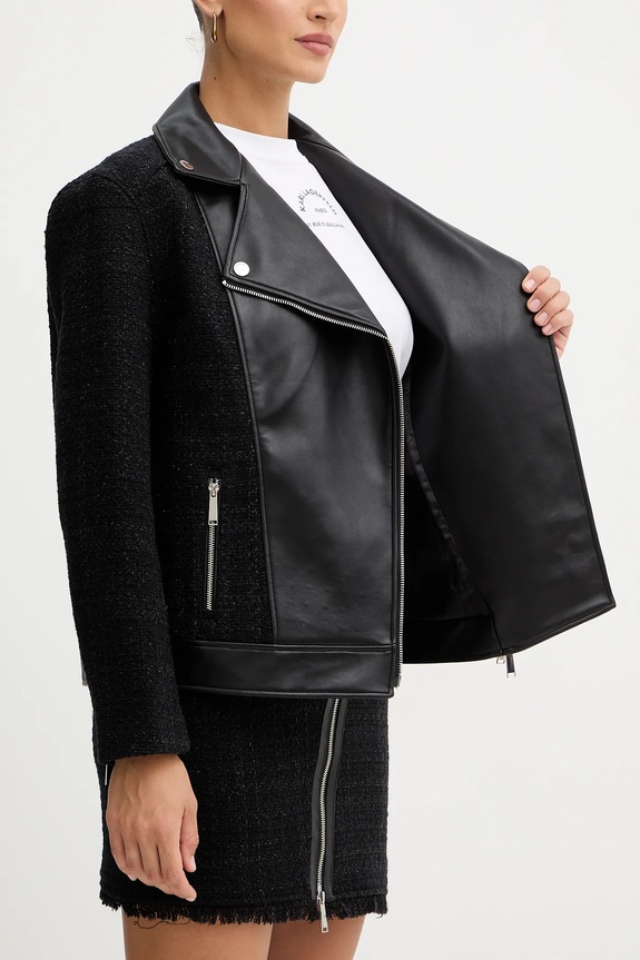 Μπουφάν με προσθήκη μάλλινου υφάσματος Karl Lagerfeld B1W14001