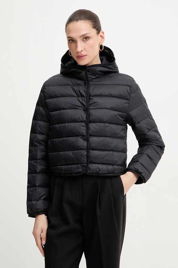 Páperová bunda Armani Exchange prechodné čierna XW001787.AF16612