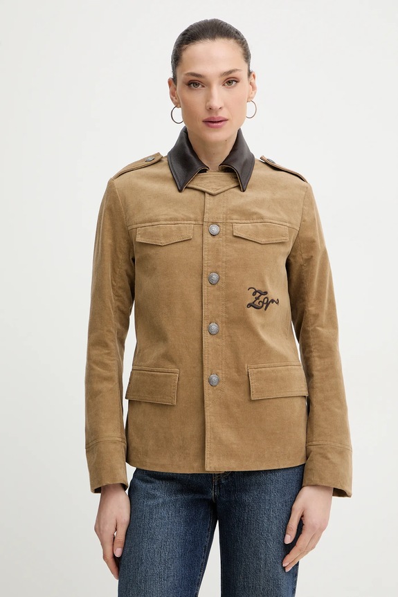 Menčestrová bunda ZADIG&VOLTAIRE nezateplené béžová WWOW01738