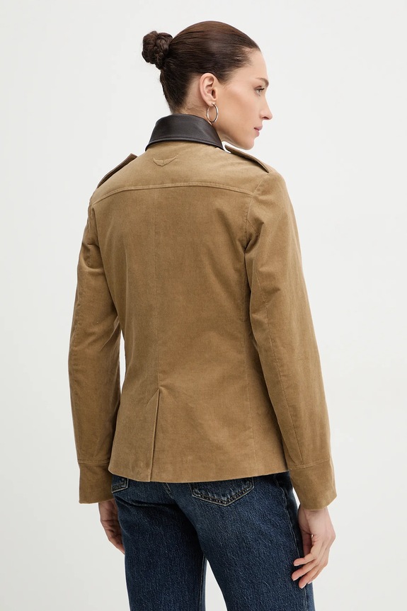 Oblečenie Menčestrová bunda ZADIG&VOLTAIRE WWOW01738 béžová