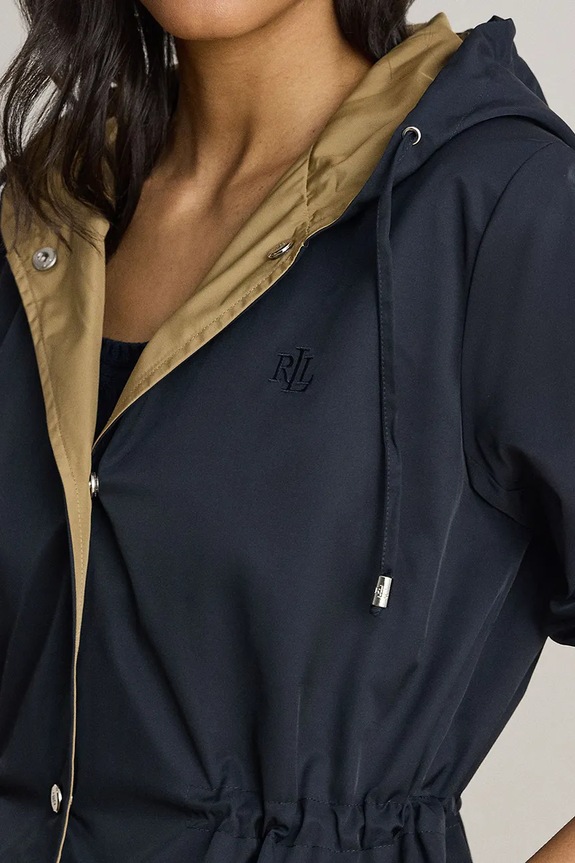 Obojstranná bunda Lauren Ralph Lauren tmavomodrá 297956127