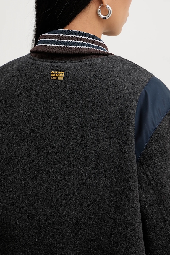 Bomber bunda s prímesou vlny G-Star Cropped Bomber D27339.E155