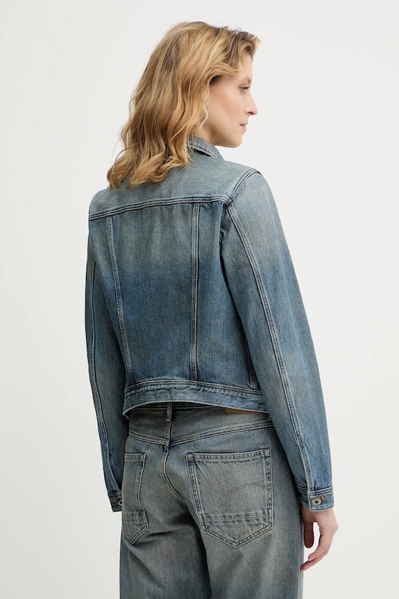 Oblečenie Rifľová bunda G-Star Pitched hem slim D27939.D788 modrá