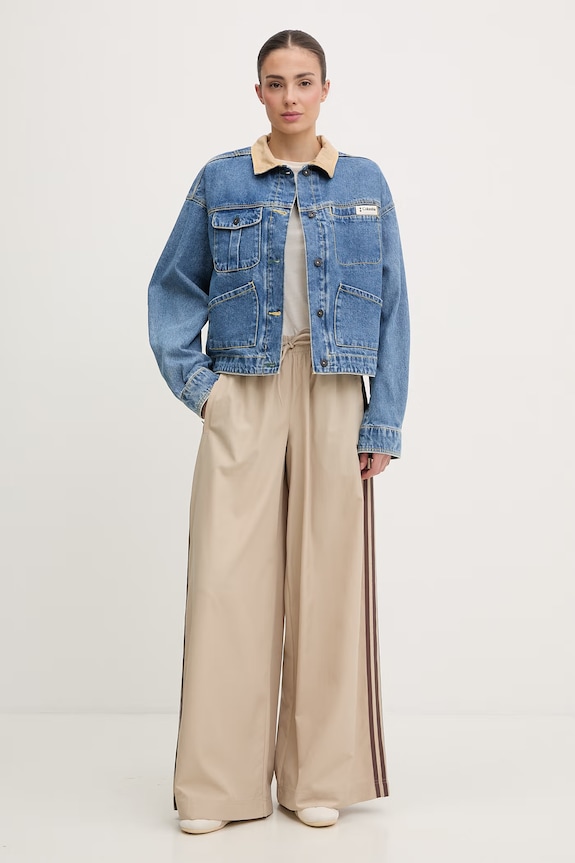 Oblečenie Columbia bunda dámska rifľová Acker Rock 2156561 modrá