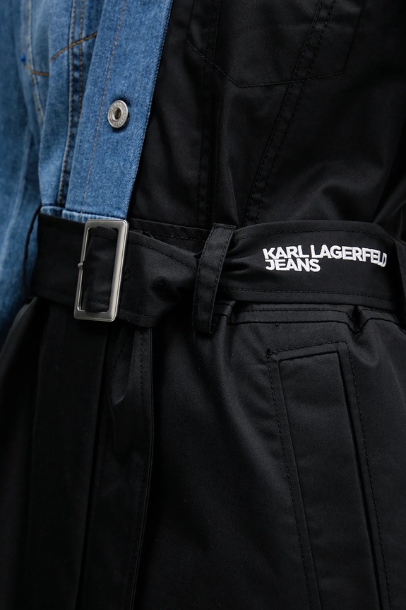 Karl Lagerfeld Jeans palton B1W15028 negru