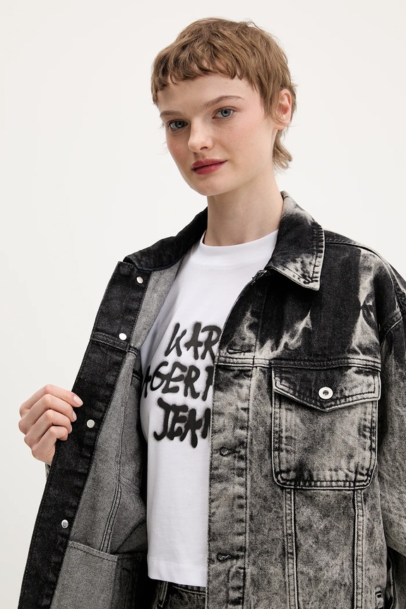 Rifľová bunda Karl Lagerfeld Jeans B1W14029