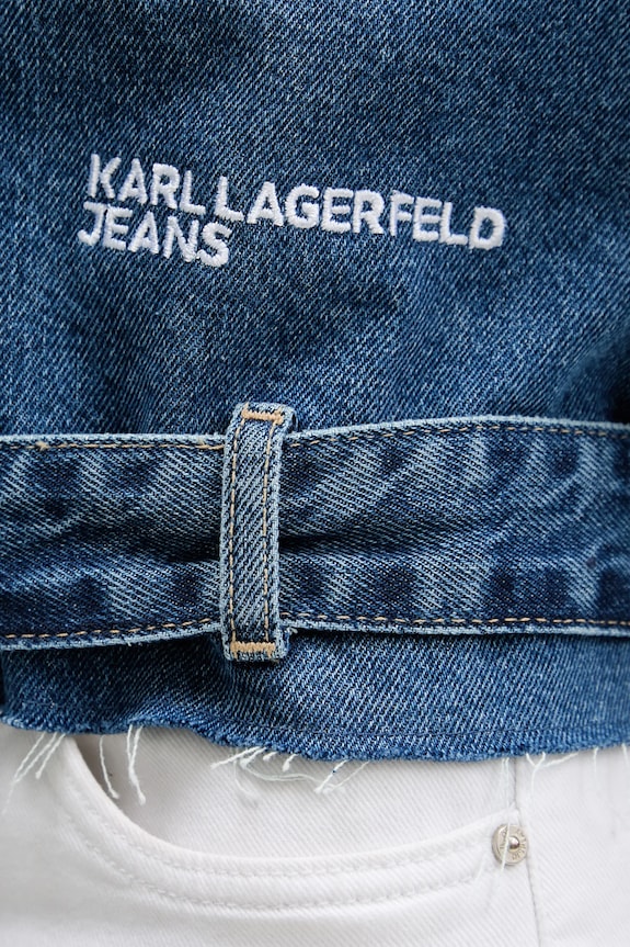 Rifľová bunda Karl Lagerfeld Jeans B1W14040 modrá