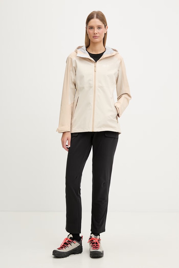 Jack Wolfskin kurtka sportowa damska Wildbound 2L A65805 beżowy SS26