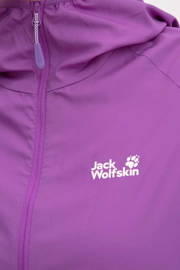 Jack Wolfskin prechodná bunda dámska Prelight Aero fialová A65862