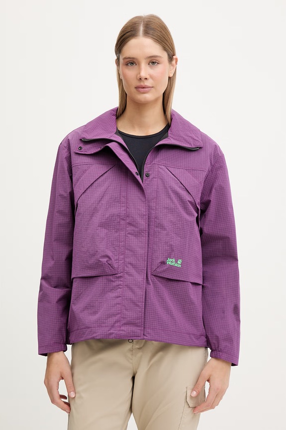 Jack Wolfskin giacca da trekking da donna Find The Wild violetto A65738