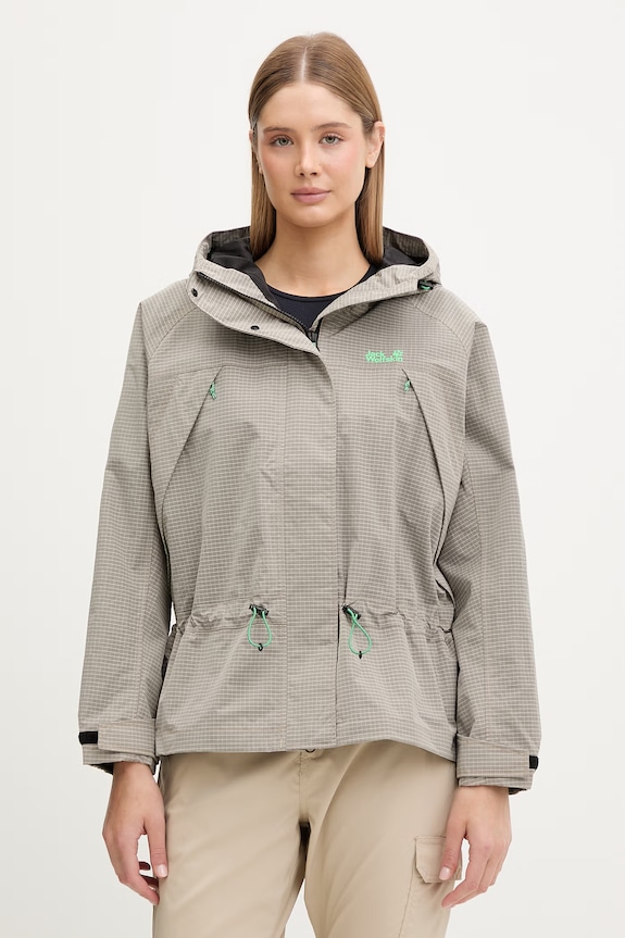 Jack Wolfskin kurtka trekkingowa damska Find The Wild beżowy A65737