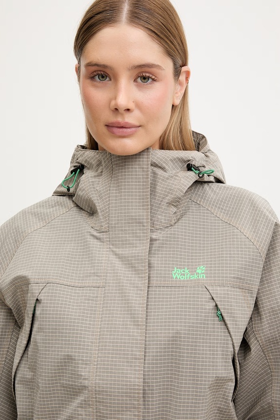 Jack Wolfskin kurtka trekkingowa damska Find The Wild beżowy A65737
