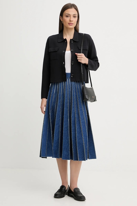 Pedro del Hierro cardigan 3513304 negru SS26