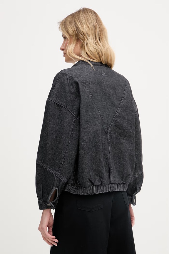 Odzież Hoss Intropia kurtka damska jeansowa 5473147 czarny