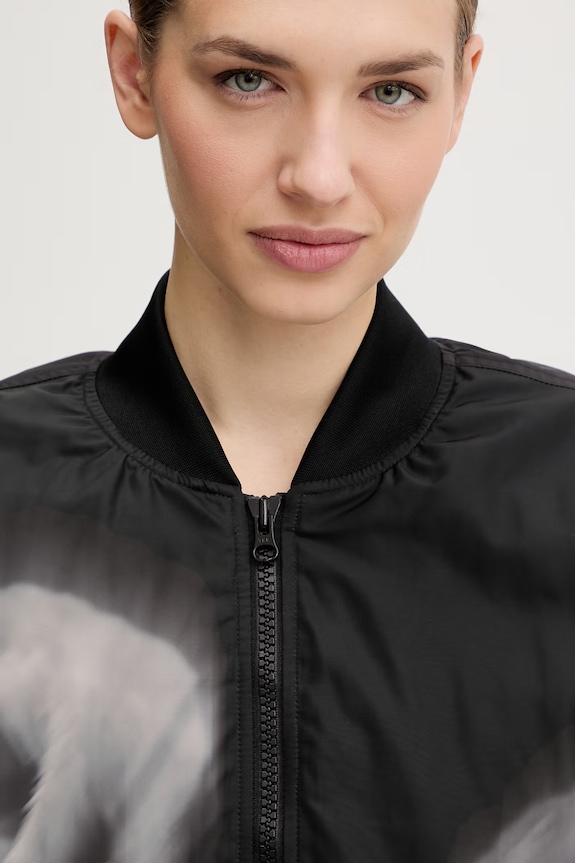 adidas by Stella McCartney kurtka bomber czarny KA9599