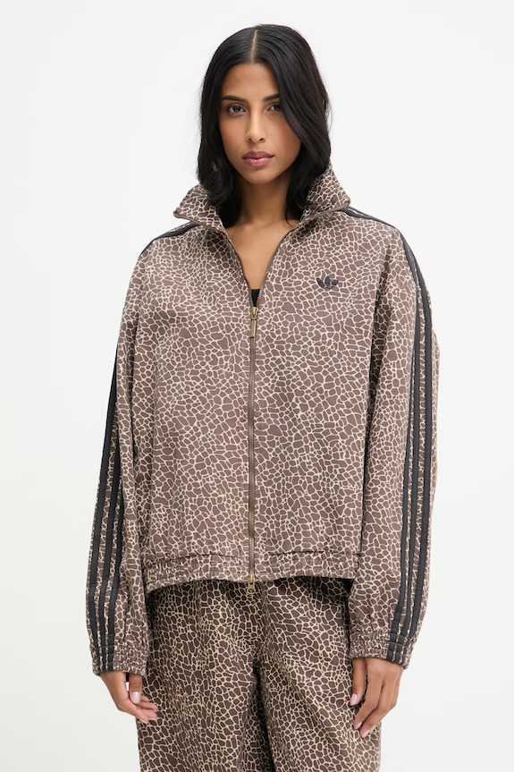 adidas Originals giacca in cotone non isolato marrone KD2815