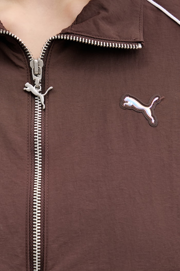 Puma kurtka damska Balloon Sleeve 634558 brązowy