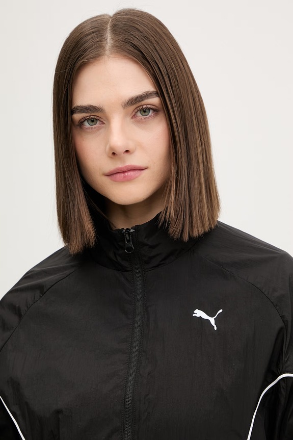 Puma geacă Sport relaxed woven negru 691864