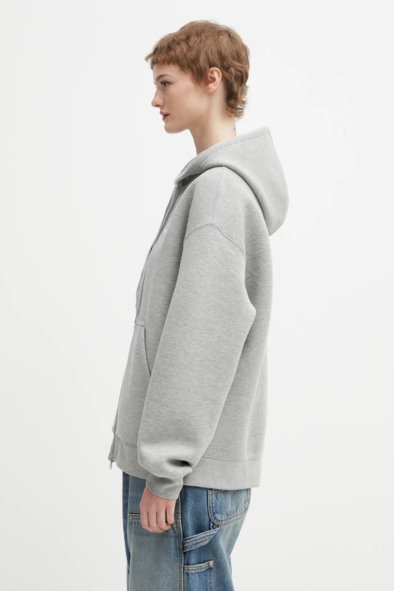 Суичър Carhartt WIP W Hooded Alda Jacket I036028.00DXX сив SS26