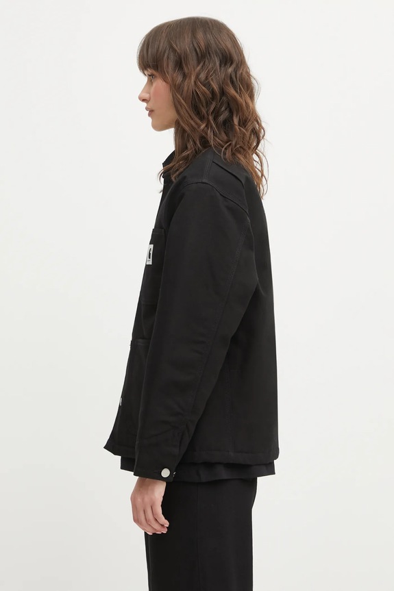 Хлопковая куртка Carhartt WIP W OG Michigan Coat I036315.0 чёрный SS26