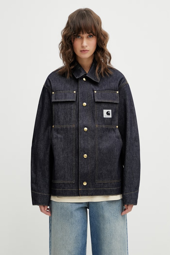 Дънково яке Carhartt WIP W OG Arctic Jacket без изолация тъмносин I036316.101
