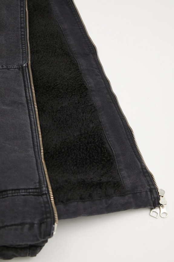 Carhartt WIP cotton jacket W Hooded Mitch Jacket I036317.890J black