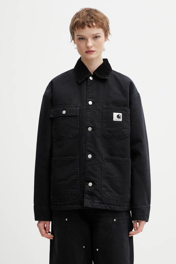Carhartt WIP giacca in cotone W OG Michigan Coat isolamento leggero nero I036315.00EB7