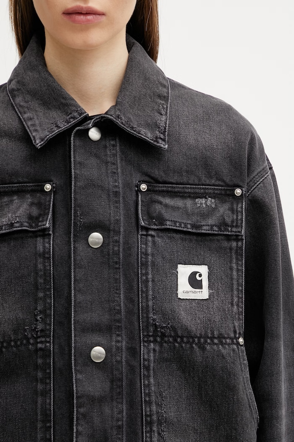Carhartt WIP W OG Arctic Jacket kurtka damska jeansowa czarny I036316.89B7