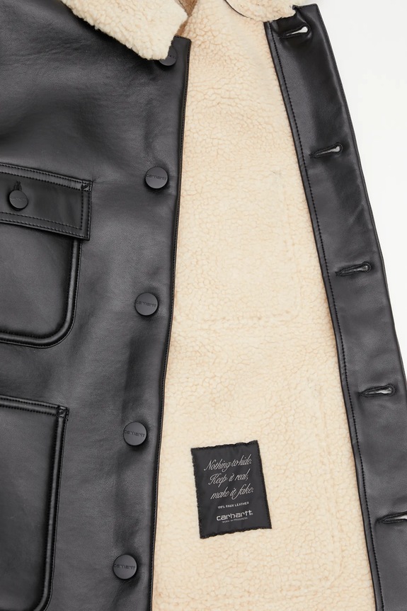 Carhartt WIP giacca W Shepton OG Michigan Coat I035975.1LMXX nero